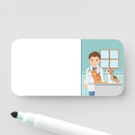 Boy Veterinarian For Kids' Pretend Play Activity 名札