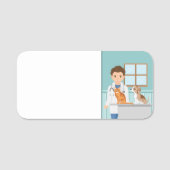 Boy Veterinarian For Kids' Pretend Play Activity 名札 (正面)