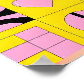 Boy With Telescope Pop Art ポスター (角)