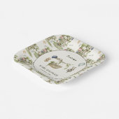 Boy Woodland Animals Baby Shower  ペーパープレート (傾斜あり)