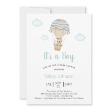 Boy Woodland Teddy Bearベビーシャワー