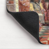 Boyarsを持つ皇帝Mikhail Fyodorovich マウスパッド (コーナー)