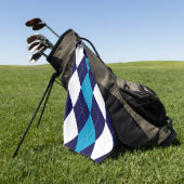 BoyBandのアーガイル ゴルフタオル (グリーン)