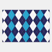 BoyBand アーガイル ラッピングペーパーシート (正面)