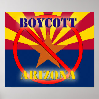 Boycott Arizonaポスター ポスター