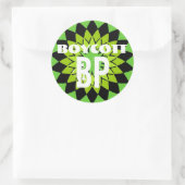 BOYCOTT BP - 6ステッカーパック ラウンドシール (バッグ)