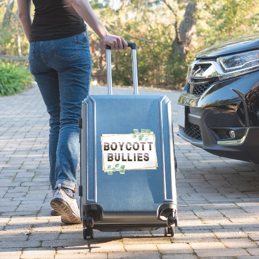 Boycott Bullies Sticker 2 シール (スーツケースインサイチュ)
