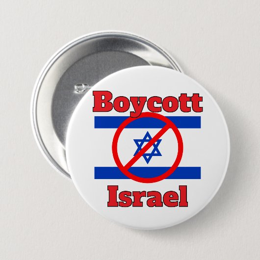 Boycott Israel Button 缶バッジ (正面&裏面)