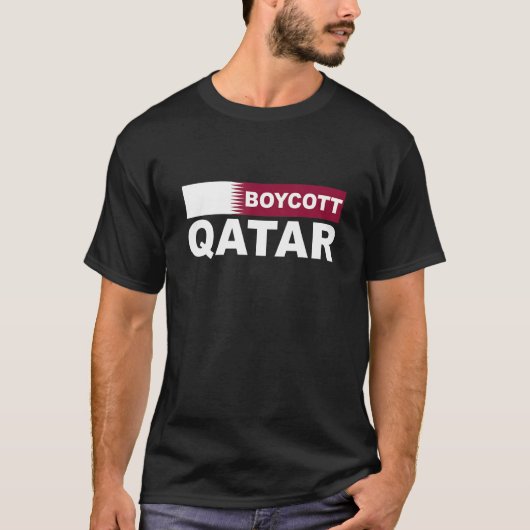 BOYCOTT QATAR 2 Tシャツ (正面)