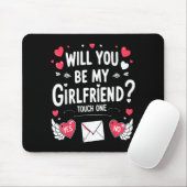 Boyfriend Ask Her Will You Be My Girlfriend Valent マウスパッド (マウス)