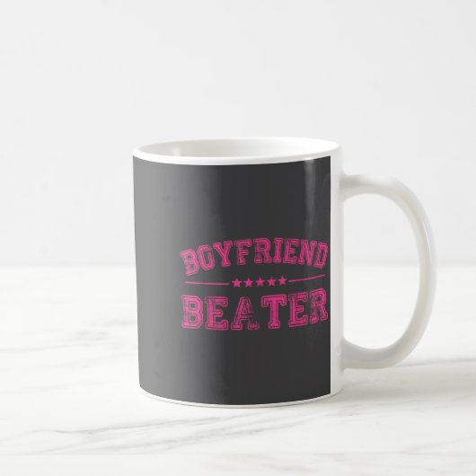 Boyfriend Beater Funny Design 507eaff4f4b81bf657ea コーヒーマグカップ (右)
