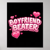 Boyfriend Beater Funny Tee ポスター (正面)
