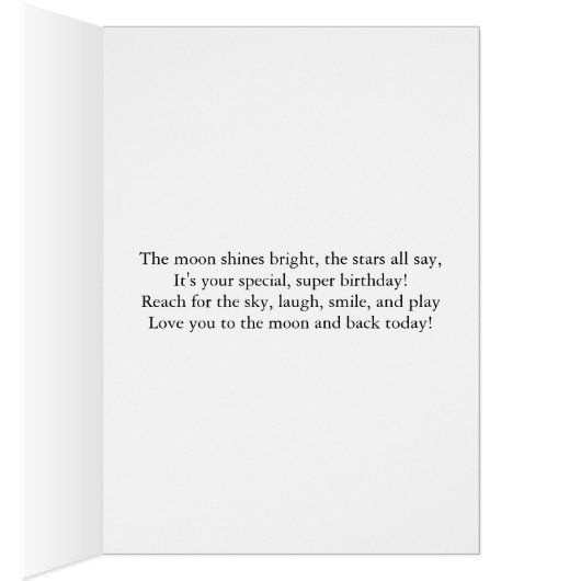 Boyfriend Birthday To The Moon And Back  (内側 (右))