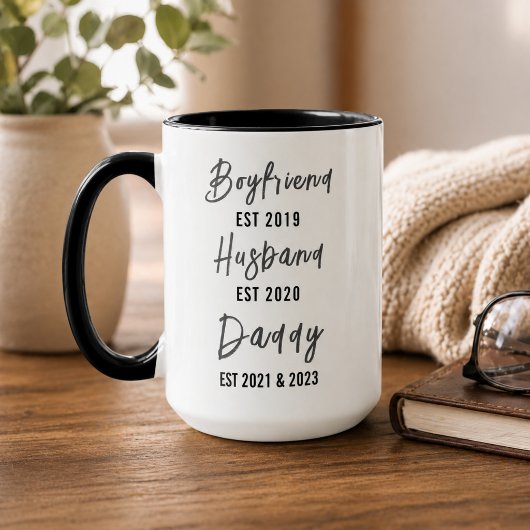 Boyfriend Husband Dad Mug | Personalized Father’s  マグカップ