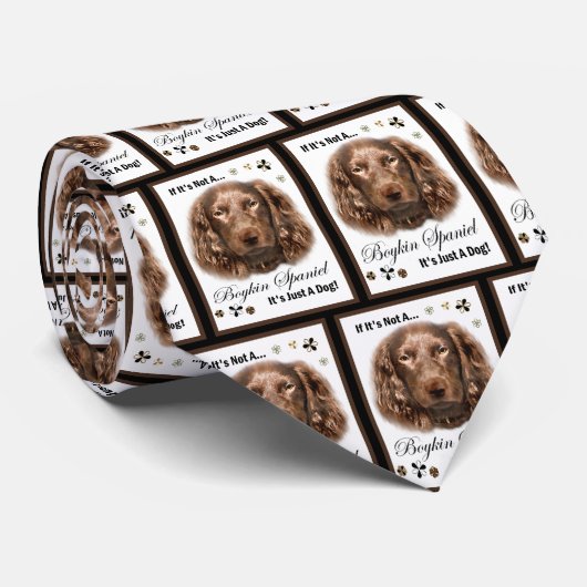Boykinのスパニエル犬のギフト ネクタイ (ロール)