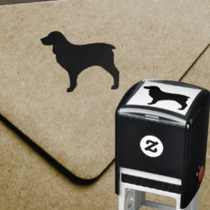 Boykinのスパニエル犬のシルエット セルフインキングスタンプ