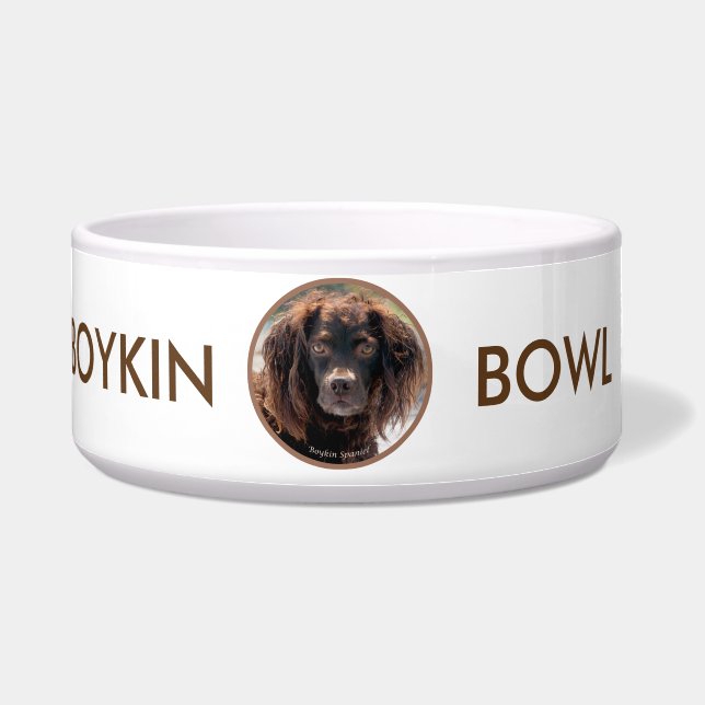 Boykinのスパニエル犬のペットボウル ボウル (正面)