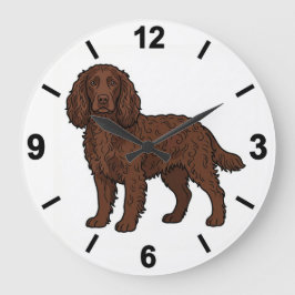 Boykin Spaniel Dog Wall Clock Pet Home Decor ラージ壁時計