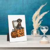 Boykin Spaniel Halloween フォトプラーク (側面)