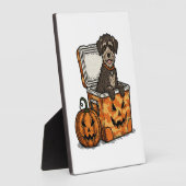 Boykin Spaniel Halloween フォトプラーク (側面)