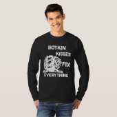 Boykin Spaniel kisses fix everything  1 Tシャツ (正面フル)