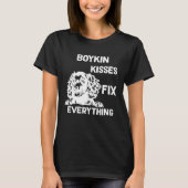 Boykin Spaniel kisses fix everything  1 Tシャツ (正面)
