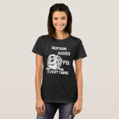 Boykin Spaniel kisses fix everything 1 Tシャツ (正面フル)