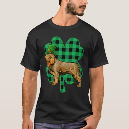 Boykin Spaniel Leprechaun St Patricks Day Lucky C Tシャツ (正面)