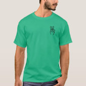 Boylstonライン慈善を助ける基本的なT Tシャツ (正面)