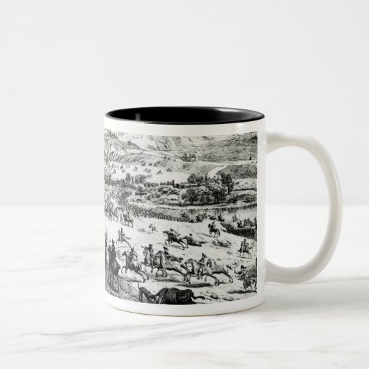 Boyne、c.1690の戦い ツートーンマグカップ (右)