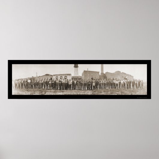 Boyne City, MI Tanning写真1913 ポスター (正面)