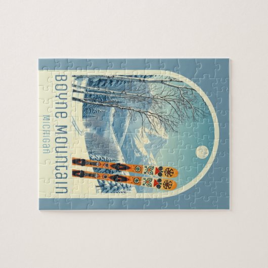 Boyne Mountain Michigan ski vacation game ジグソーパズル (横)