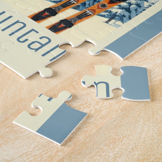 Boyne Mountain Michigan ski vacation game ジグソーパズル (側面)