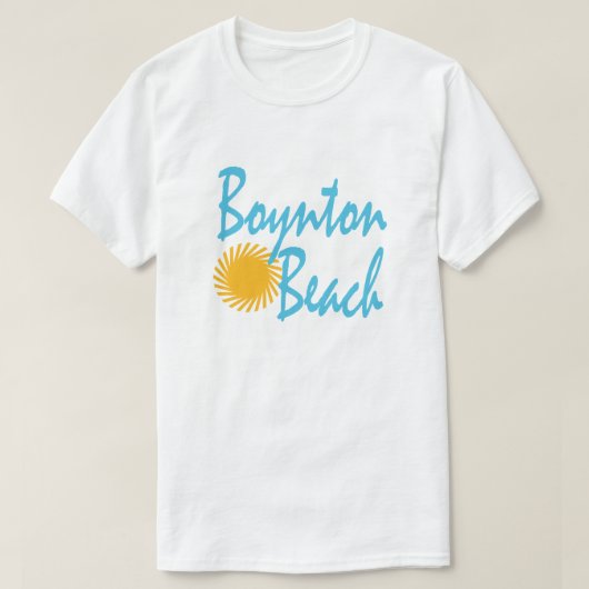 BoyntonのビーチのフロリダのTシャツ Tシャツ (デザイン正面)