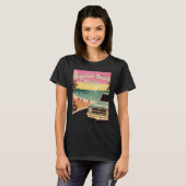 Boynton Beach Retro Beach Vacation Graphics Florid Tシャツ (正面フル)