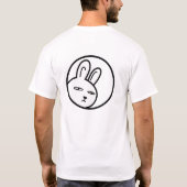 BoyRabbit#z01 (Clip art of adolescent rabbit) Tシャツ (裏面)