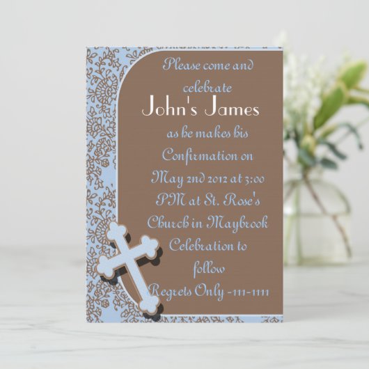 BOYS確認招待状 招待状 (スタンド正面)