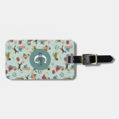 Boys クール Superhero MonogramとName Kids ラゲッジタグ (正面横)