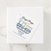 Boy's Any Age Birthday Blue Train Chugga Choo   フェイバータグ (インサイチュ)