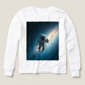 Boys Astronaut Space Galaxy Long Sleeve  (デザイン正面)