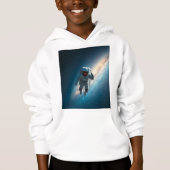 Boys' Astronaut Space Galaxy Pullover Hoodie (正面)