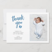 Boy's Baby Showerの写真 サンキューカード (正面)