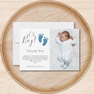 Boy's Baby Showerの写真 サンキューカード