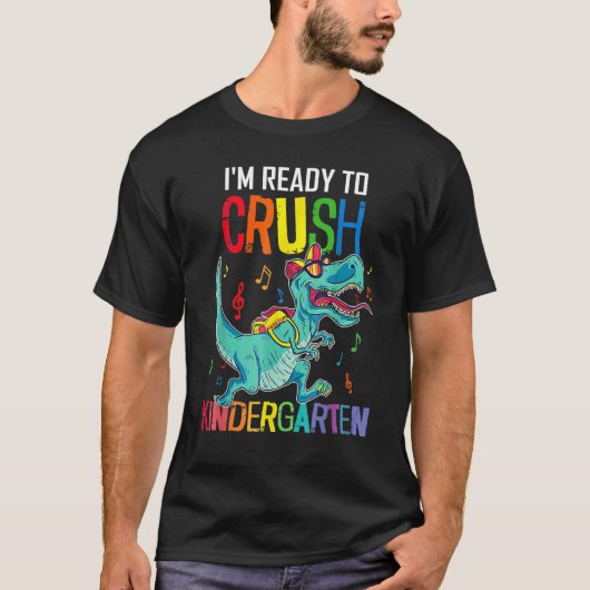 Boys Back To School I'm Ready To Crush Kindergarte Tシャツ (正面)