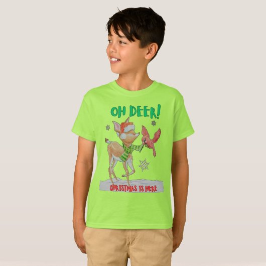 Boys Basic Christmas Tシャツ (正面フル)