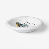 Boys Birthday Party Blue Semi Truck ペーパーボウル (傾斜あり)