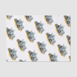 Boys Birthday Party Blue Semi Truck 薄葉紙