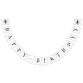 Boys Birthday Party Orange Semi Truck バンティングフラッグ