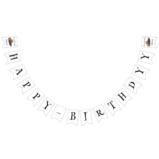 Boys Birthday Party Orange Semi Truck バンティングフラッグ (全)