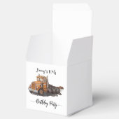 Boys Birthday Party Orange Semi Truck フェイバーボックス (オープン)